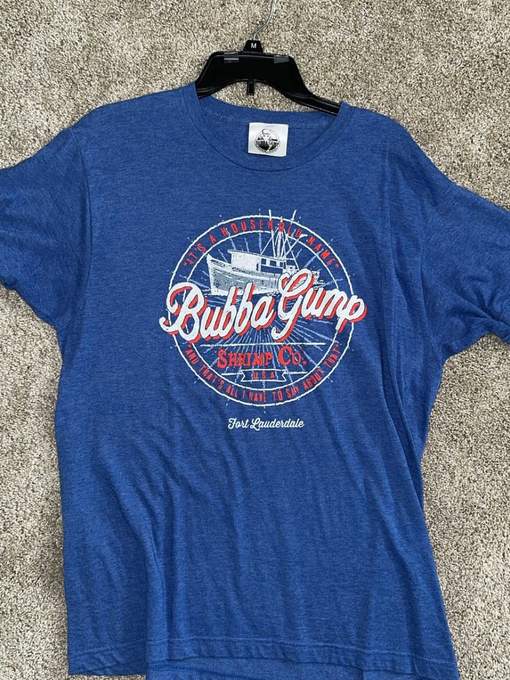 Bubba Gump Shrimp Co. Short Sleeve Tee in Blue
